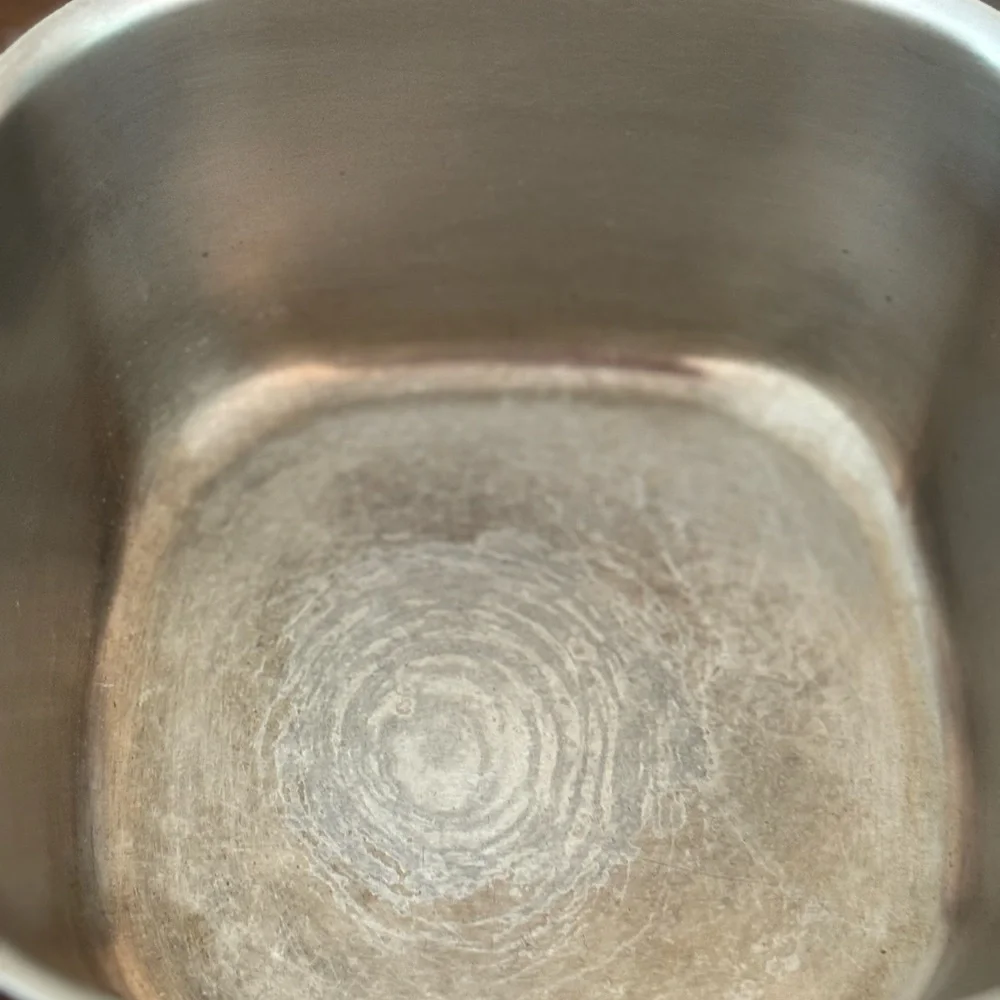1950’s vintage Bridgeport Brass Co. square skillet and lid set.